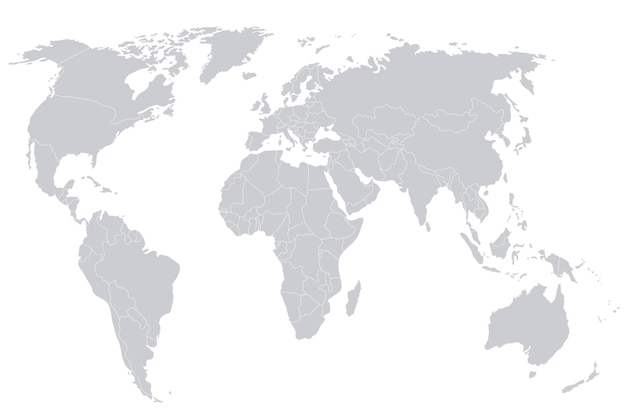 Political map of the world