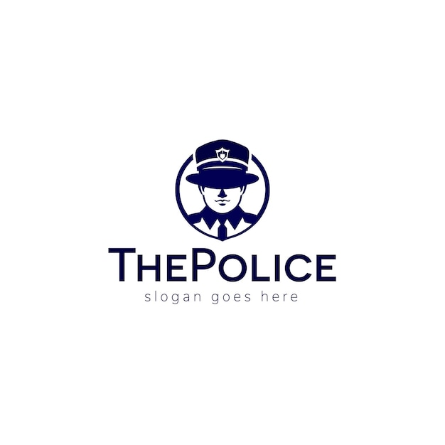 Politie Vector Logo Ontwerp