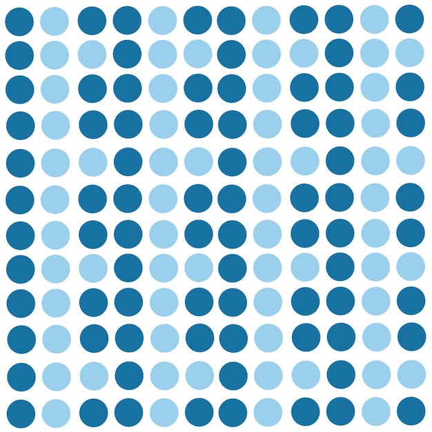 Polka blue dot patroon naadloze vector achtergrond