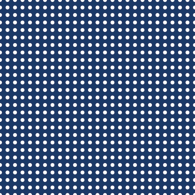 Polka dot background vector seamless pattern