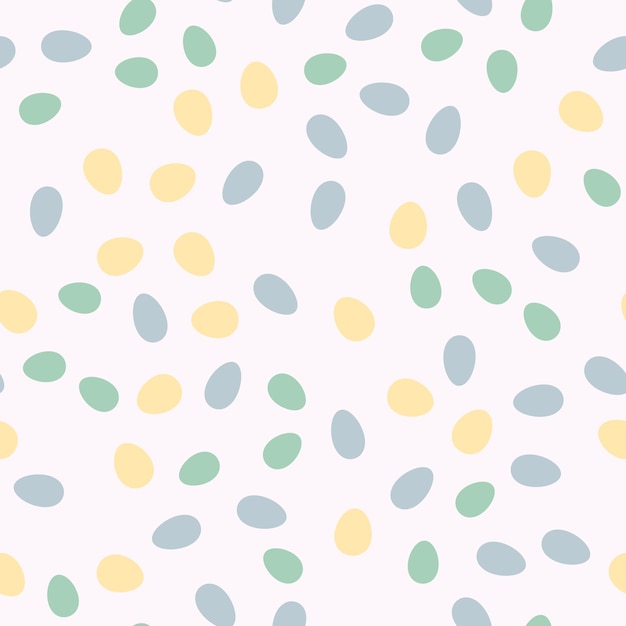 Polka dot naadloze patroon Cute Confetti Abstract geregeld handgetekende cirkels