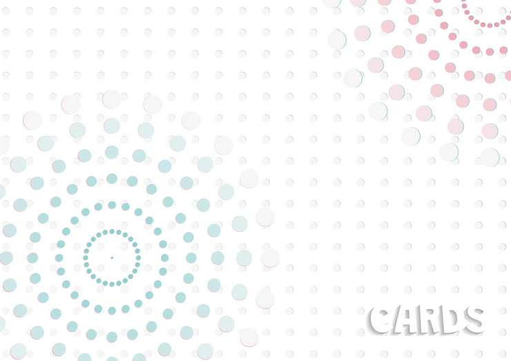 Vector polka dot pastel color on a white background