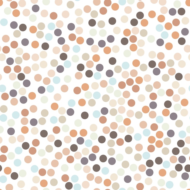 Polka dot patroon delicate kleuren