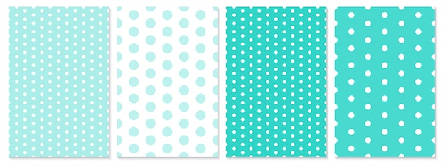 Vector polka dot pattern . baby background.