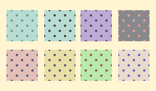 POLKA DOT PATTERN DESIGN SET