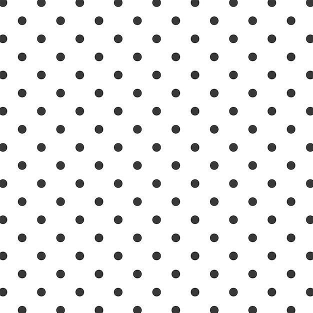 Polka Dot Seamless Pattern Vector Background