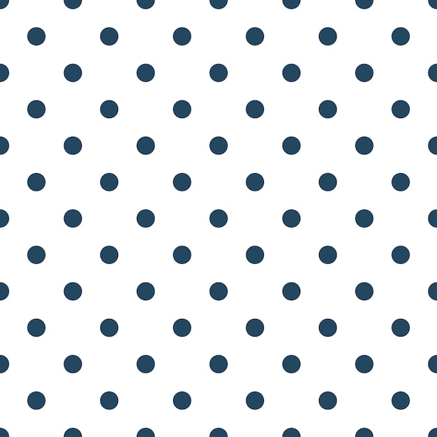 Vector polka dot seamless pattern vector