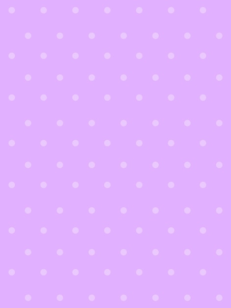 Vector polka dot seamless pattern white dots on purple background