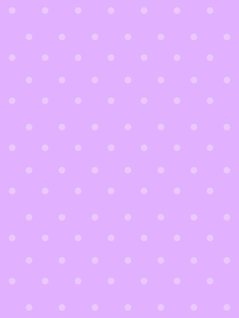 Polka dot seamless pattern white dots on purple background