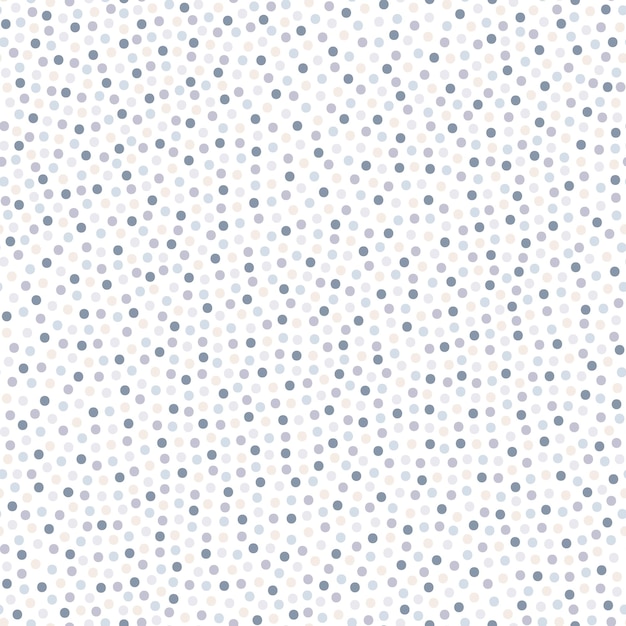 Polka dot semplice motivo senza cuciture colorato delicato mosaico design vector ripetibile sfondo insolito stampa tessile