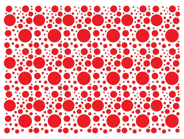 Vector polka dots background