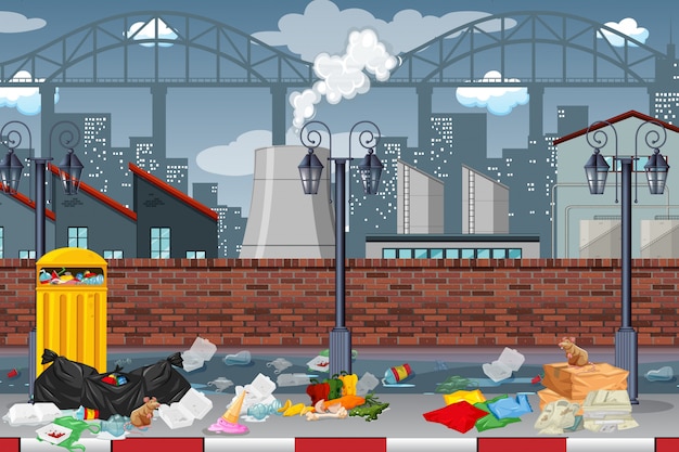 Vector pollution in factory town