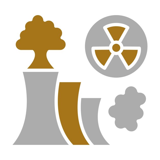 Vector pollution icon style