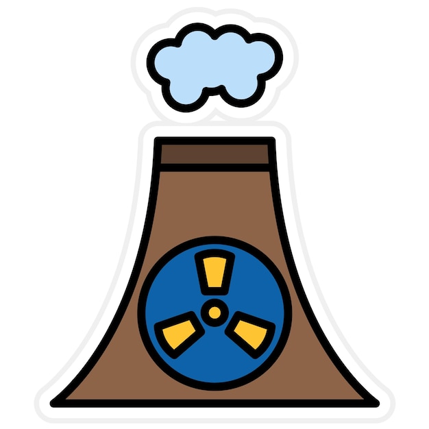 Vector pollution icon vector image can be used for natural disaster