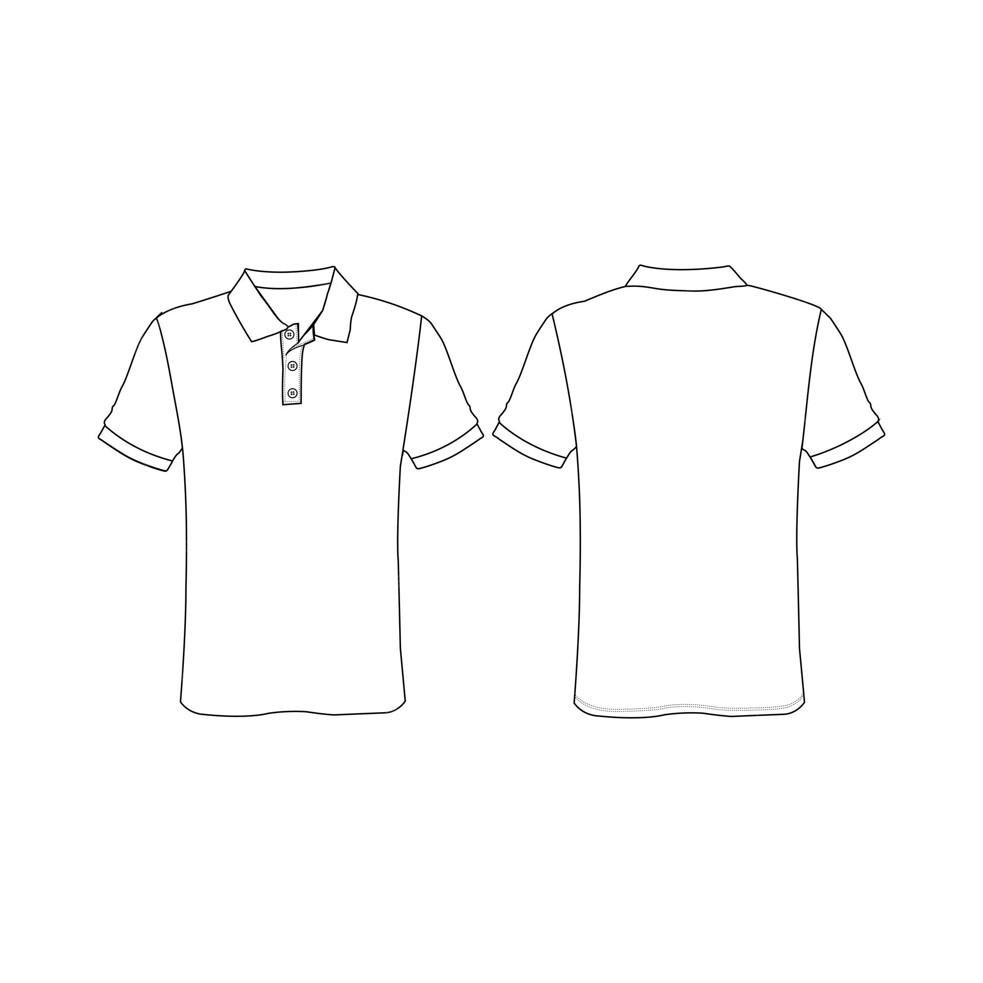 Premium Vector | Polo shirt mockup