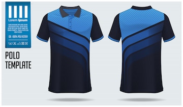 Premium Vector | Polo shirt template