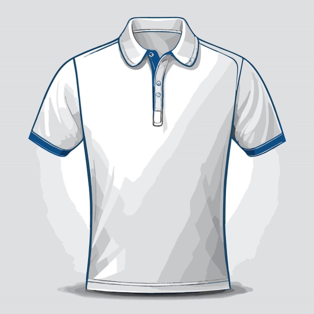 Vector polo shirt vector on a white background