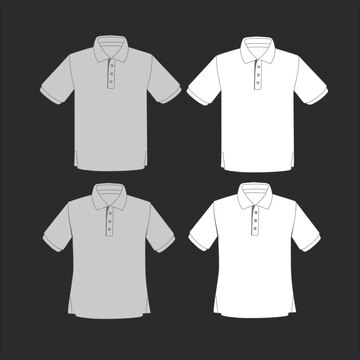 Premium Vector | Polo shirt vector