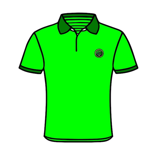 Vettore t-shirt polo design