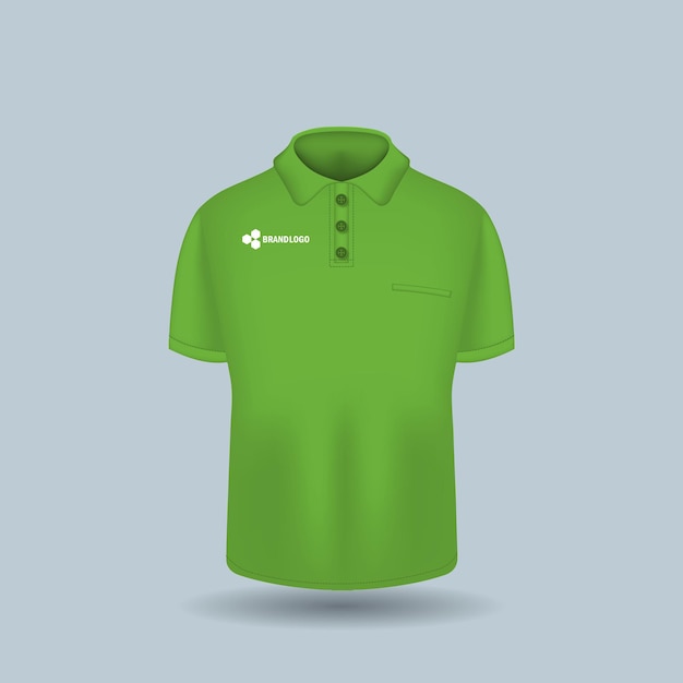 Polo t-shirt ontwerpsjabloon