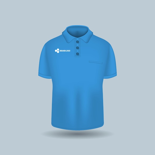 Polo T-shirt ontwerpsjabloon