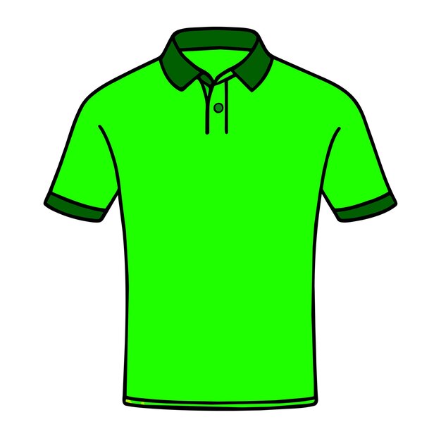 Vector polo t shirt