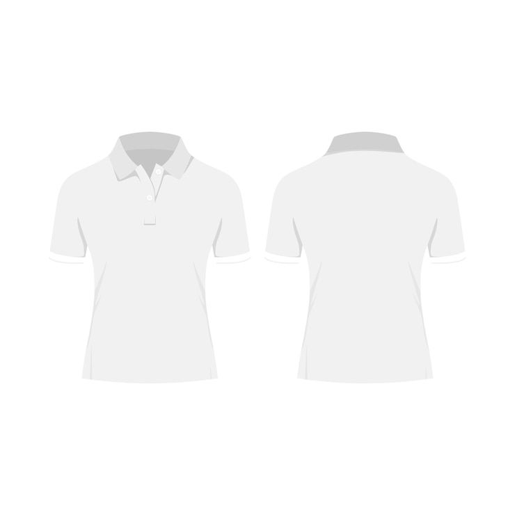 Vector 폴로 티셔츠 여자