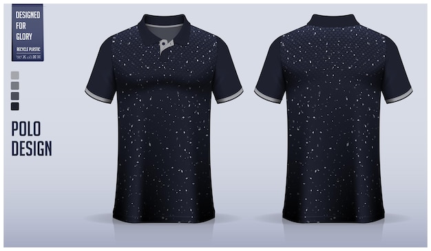 Poloshirt of kraagshirt mockup sjabloonontwerp