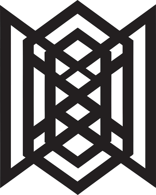 Polycraft creative iconic geometry icons shapessculpt vector geometry emblem design