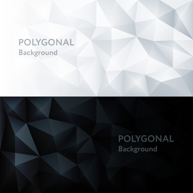 Vector polygon abstract polygonal geometric triangle background