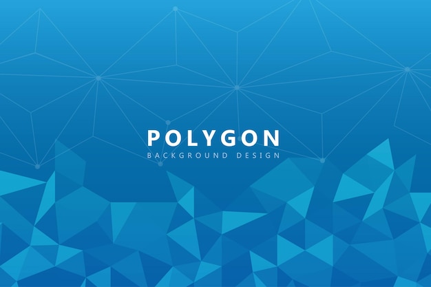 Polygon Abstract Polygonal Geometric Triangle vector illustration