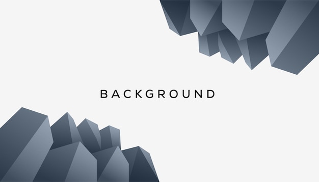 polygon background black modern design