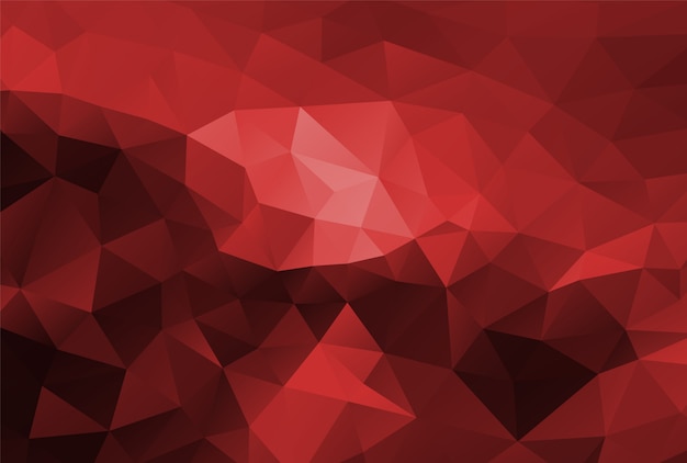 Polygon background dark red