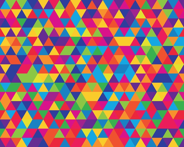 Vector polygon background vector