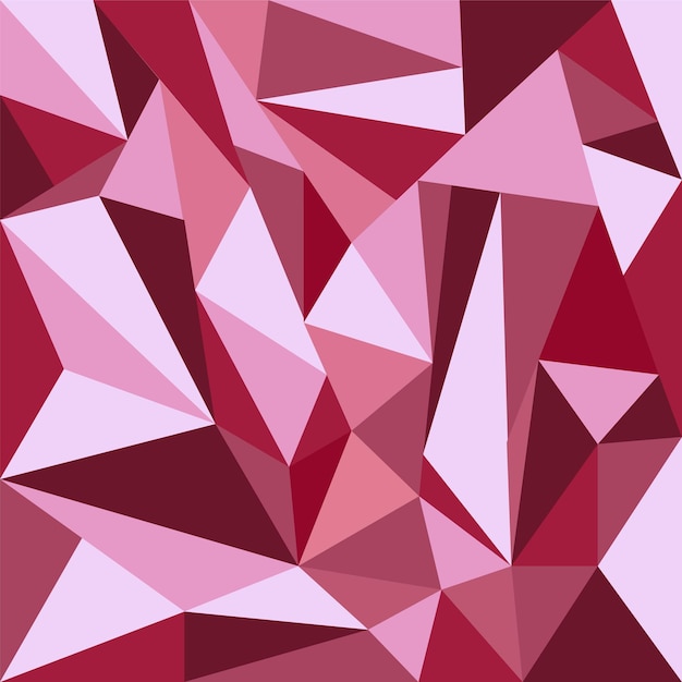 Polygon beautiful burgundy background