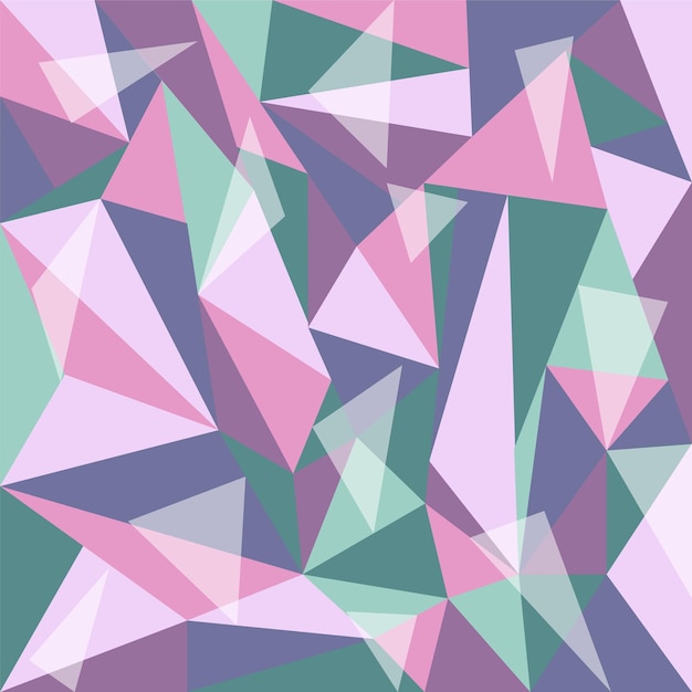 Polygon beautiful motley background