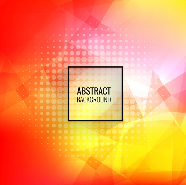 polygon colorful geometric background vector