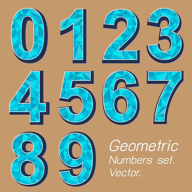 Vector polygon number