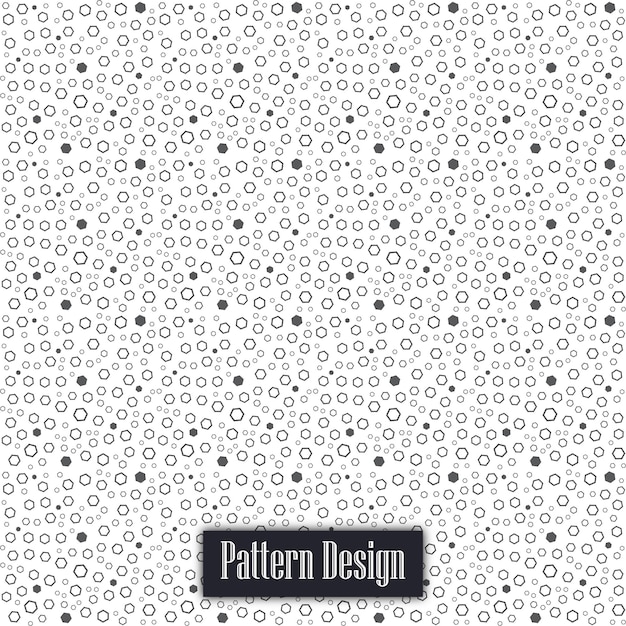 Polygon outline pattern design for print