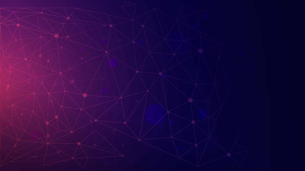 polygonal background blue and purple color