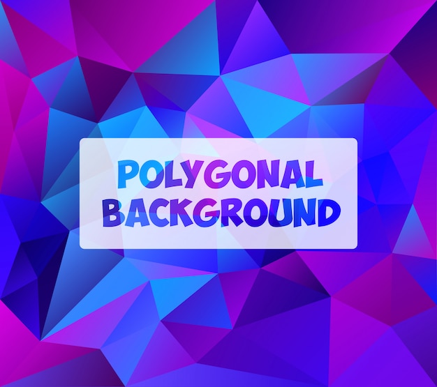 Polygonal background for craft