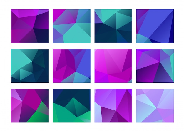 Polygonal background for craft
