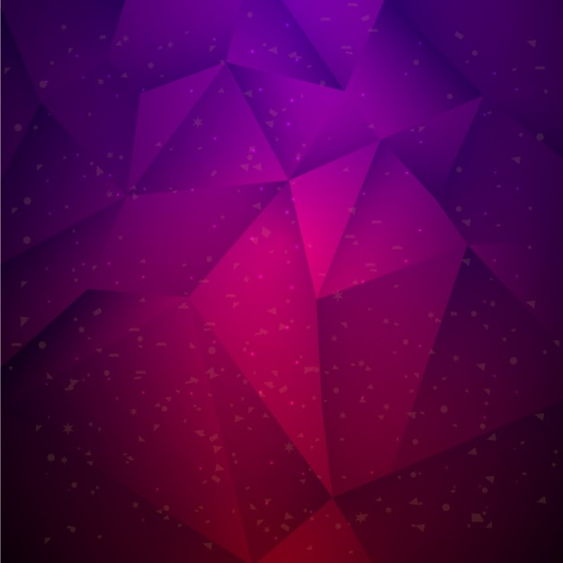 Polygonal background in pink and purple tones