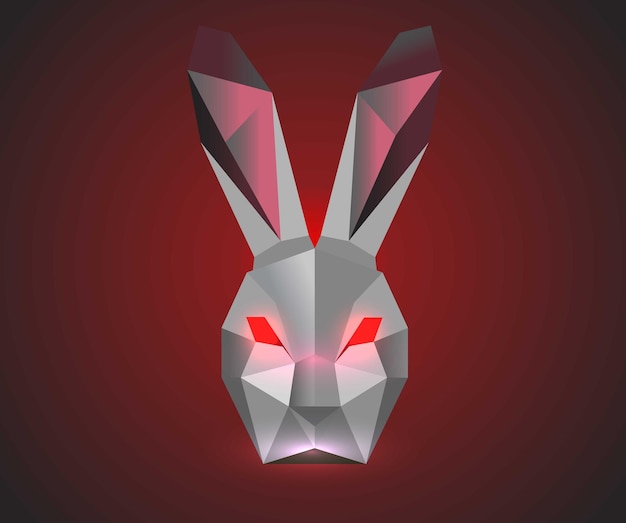 Polygonal evil rabbit темный кролик