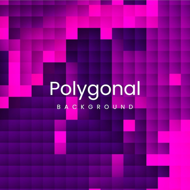 Polygonal geometric abstract colored background vector illustration