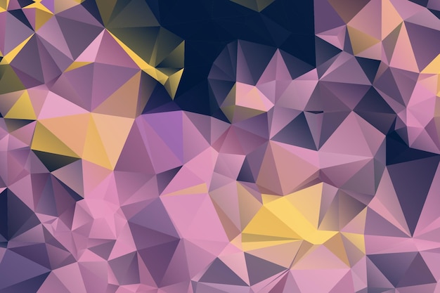 Polygonal geometric shapes background