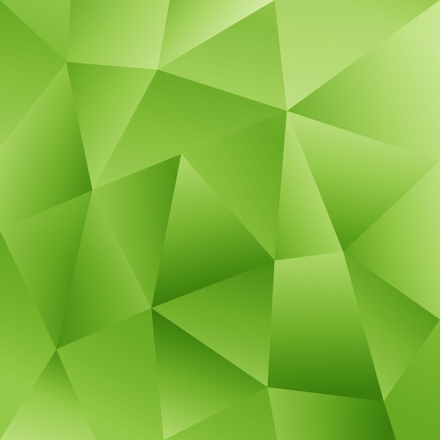 Polygonal green background