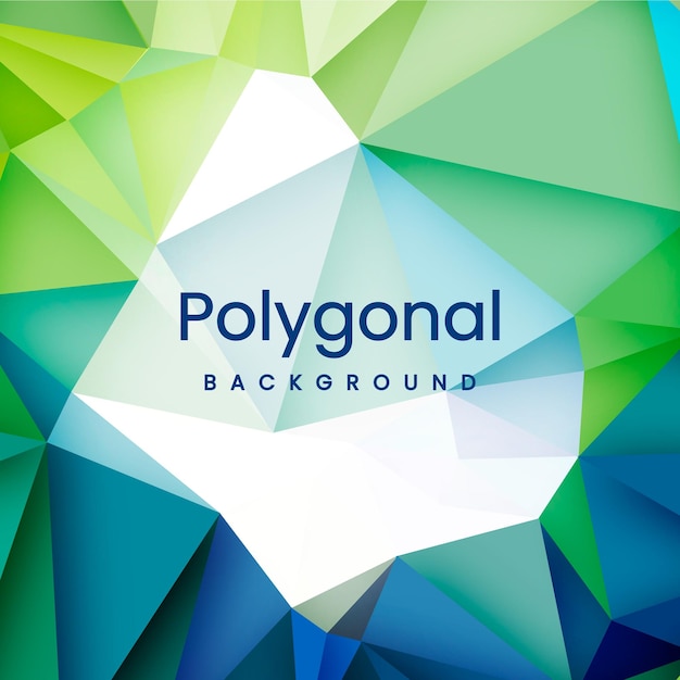 Vector polygonale geometrische abstracte gekleurde achtergrondvectorillustratie