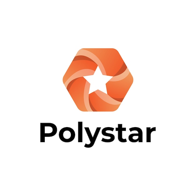 Polystar modern tech-logo-ontwerp