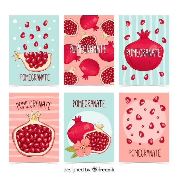 Pomegranate card collection